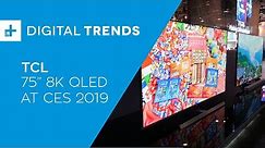 TCL 75-Inch 8K QLED TV - Hands On at CES 2019