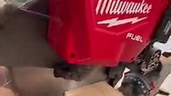 “It’s a @milwaukeetool 😳 Battery powered 12” dual bevel sliding compound miter saw. It makes our job so much easier being able to now cut 3 2x6 at one time, cutting window cripples here.”🎥: @lance_buildings Available on our site. Free shipping. #shopmaxtool #milwaukee #milwaukeetools | Max Tool
