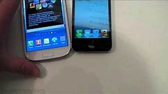 Samsung Galaxy S III versus the iPhone 4S