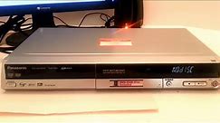 Panasonic DMR-ES20S DVD Recorder Tested Working No Remote w/ 3 Blank DVDs Ebay Showcase Sold!