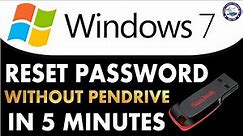 How to Reset Password Windows 7 | Reset Password of Windows 7 Without Any Software || By Ronak Gupta