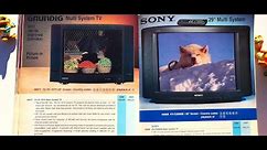 Catalog 1993 TVs Sony Hi-Black Trinitron 100Hz | Casio Grundig Hitachi JVC Panasonic Philips Sharp