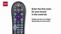 Television Remote Control Direct Code Programming - Revision Numbers R271U1/R271U2