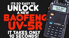 How To Unlock A New Baofeng UV-5R - Easy UV5R Jailbreak To Transmit On More Frequencies