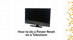 How to Power Reset a Bush Television
