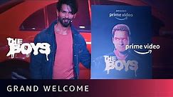 Grand Welcome Of The Boys Season 3 With Shahid Kapoor | Amazon Prime Video
