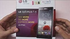LG Optimus L9 Unboxing & First Boot
