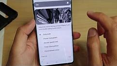 Samsung Galaxy S10 / S10+: How to Remove Black / White Screen