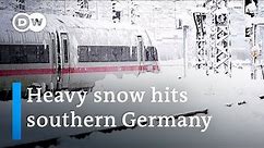 Snow causes serious disruptions on major roads in Germany and neighboring countries | DW News
