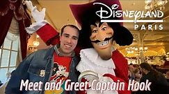 Disneyland Paris (March 2023): Meet & Greet Captain Hook (Peter Pan)!