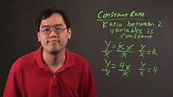 The Definition of Constant Ratios in Mathematics : Math Definitions & More