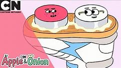 Apple & Onion | Walking on the Ceiling | Cartoon Network UK