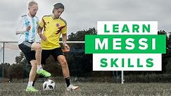 LEARN FIVE MESSI FOOTBALL SKILLS part 2 | How to play like Lionel Messi
