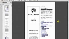 JCB BACKHOE LOADER 3CX, 4CX, 5CX Service Repair Manual 9813/7000-2