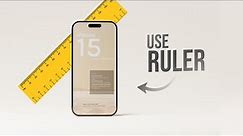How to Use Ruler on iPhone (explained)