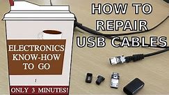 How To Repair (Micro) USB Cables | Electronics Know-how To Go #1