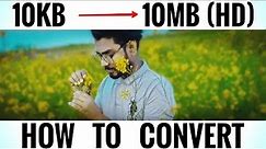 HOW TO CONVERT IMAGES KB TO MB | IN HINDI | SURAJ PHOTOGRAPHY