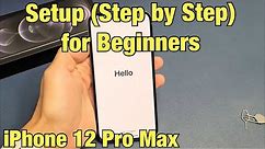 iPhone 12 Pro Max: How to Setup (step by step) for Beginners