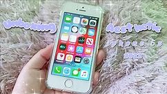 unboxing iphone 5s in 2022 🌸 aesthetic unboxing with case *ASMR* phone