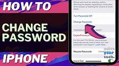 iOS 17: How to Change Password on iPhone