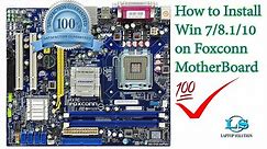 How to install window-7 on "Foxconn Motherboard G31" full solution// laptop solution