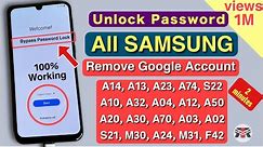 Without PC All Samsung FRP Bypass All Android 11/12/13 | Bypass/Remove Google Account Lock 2024