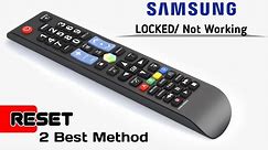 How To Reset Samsung TV Remote Not Working or Responding - Top 2 Best Methods Fix it at Home