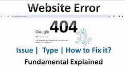 Understanding Website Error 404: What It Means and How to Navigate