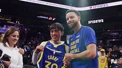 Arizona high school student who made inspiring half-court shot meets NBA star Steph Curry