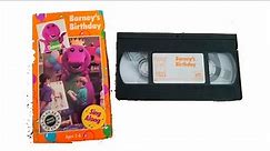 Barney’s Birthday 1992 VHS