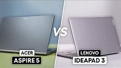 Lenovo Ideapad 3 VS Acer Aspire 5 2023! - Which Is The Best Budget Laptop?