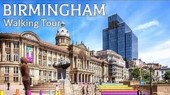 🇬🇧 Birmingham Walking Tour | Pre Commonwealth Game 2022 City Walk | England, UK | 4K video 60fps