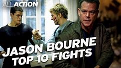 Top 10 Fights In The Jason Bourne Franchise | All Action