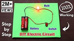 How To Make a Simple Electric Circuit | Working Model School Science Project