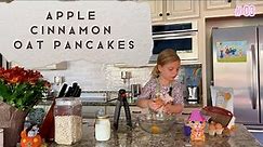 The Easiest Apple Cinnamon Oat Pancakes