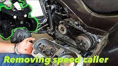 Removing speed collar on Kawasaki KFX 50 / how to remove it!￼￼