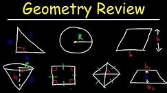 Geometry Introduction - Basic Overview - Review For SAT, ACT, EOC, Midterm Final Exam
