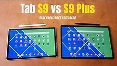 Samsung Tab S9 vs S9+: Comparing Apps and User Experience