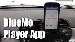 How to play music over the Blue&Me system with the BlueMe Player app for iPhone for Fiat 500
