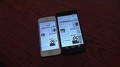 Nexus 5 vs iPhone 5s - videorecensione - CellullareMagazine.it