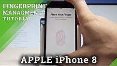 How to Add Fingerpirnt on APPLE iPhone 8 - Set Up Touch ID |HardReset.Info