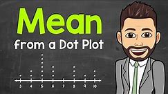 How to Find the Mean from a Dot Plot | Math with Mr. J