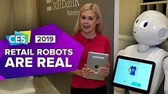 Shopping with robots? CES 2019 shows us what it's like