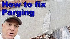 How to Repair Foundation Parging