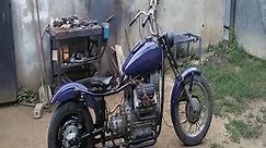 Build a Homemade motorcycle with a car engine