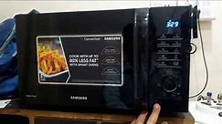 how to use Samsung 28 Liter Convection Microwave Oven model MC28H5145VK/TL, Black , full demo