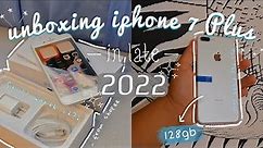 unboxing IPhone 7 plus in late 2022 🍎☁️| from shopee (still worth it??!)