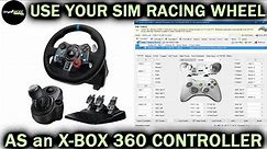 x360ce | How to Use your Sim Racing Wheel as an X-Box Controller | PC ONLY UPDATED Tutorial for 2021