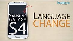 Samsung Galaxy S4 GT-I9500 / GT-I9505 Language change