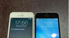 iPhone 5 vs iPhone 5s boot up test #shorts #iphone5 #ios8 #iphone5s #ios9